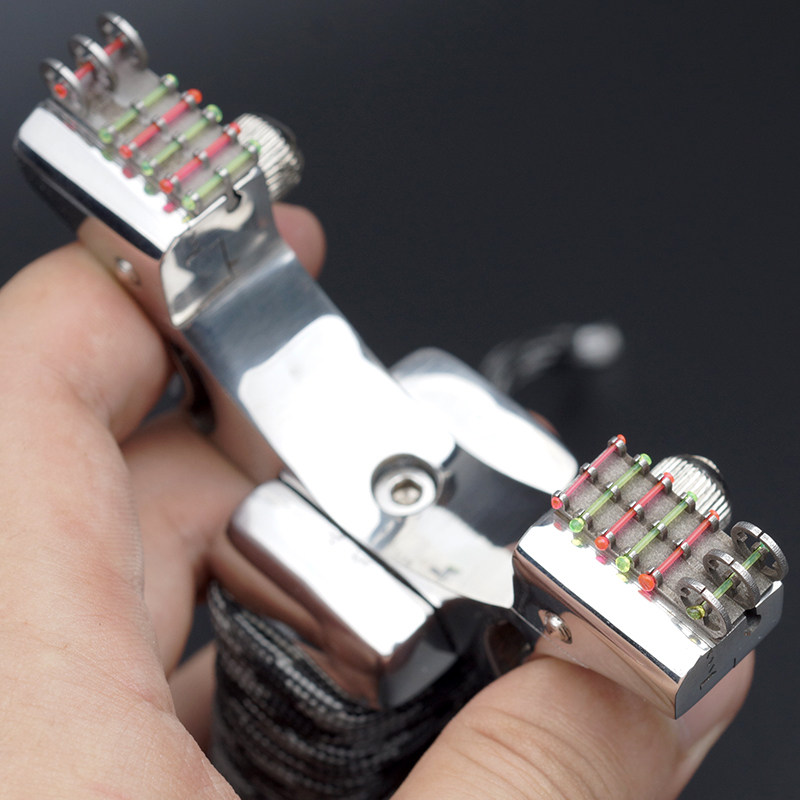 升级加强款不锈钢弹弓高精准户外成人弹弓专业竞技弹工大威力