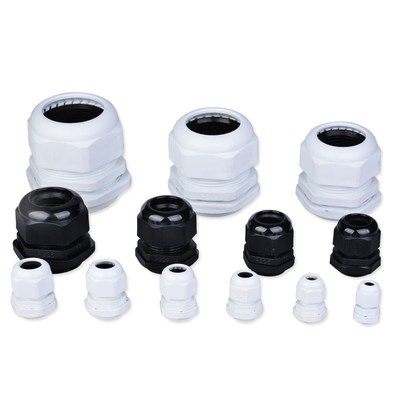 5pc Nylon cable glands ip68 PG7 PG9 PG11 PG13.5 PG16 PG19 wa