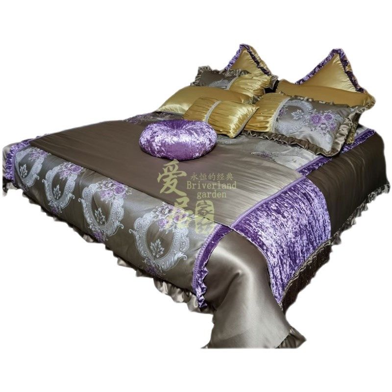 奢华欧式床上用品多件套奢华法式样板间样板房美式床品套装,床上用品,床品套件/四件套/多件套,淘宝优惠券,粉丝福利购,淘宝优惠卷