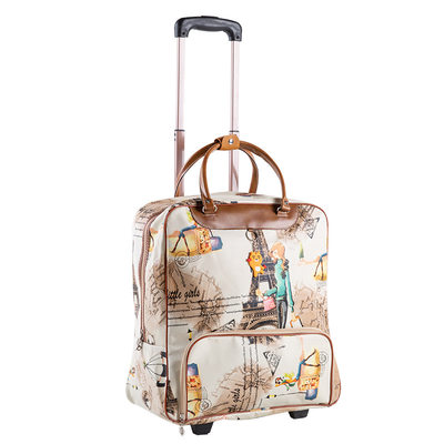 推荐Fashion Women travel Business Boarding bag ON wheels tro