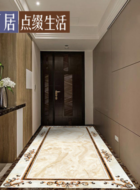 瓷砖装饰贴纸地面翻新茶几客厅地砖花纹仿大理石走廊防水耐磨地贴