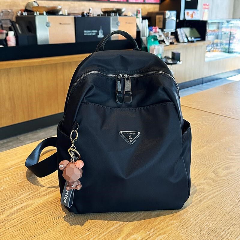 2024新款高级感出行设计风双肩包女通勤牛津布轻便高颜值旅游背包