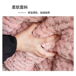 电动三轮车坐垫靠背一体座套冬季保暖毛绒座椅垫封闭四轮车加绒垫