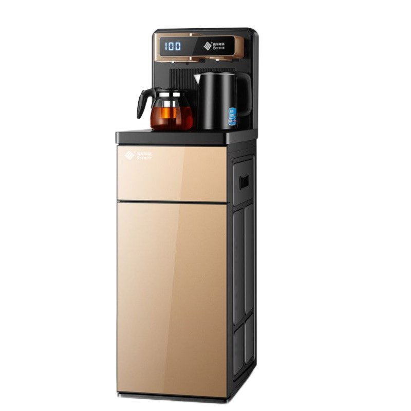 茶吧机家用台式小型智能s遥控语音冷热立式下置水桶全自动茶吧机