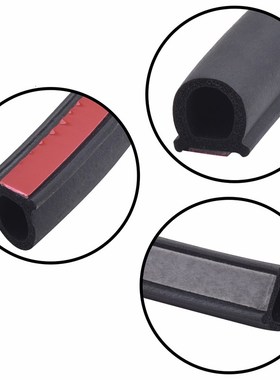 10Pcs Car Door Seal Strip Kit Soundproof Noise Insulation We