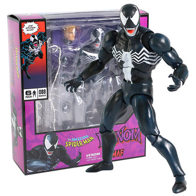 极速New Hot Venom Mafex 088 Comic Version Spiderman Action F