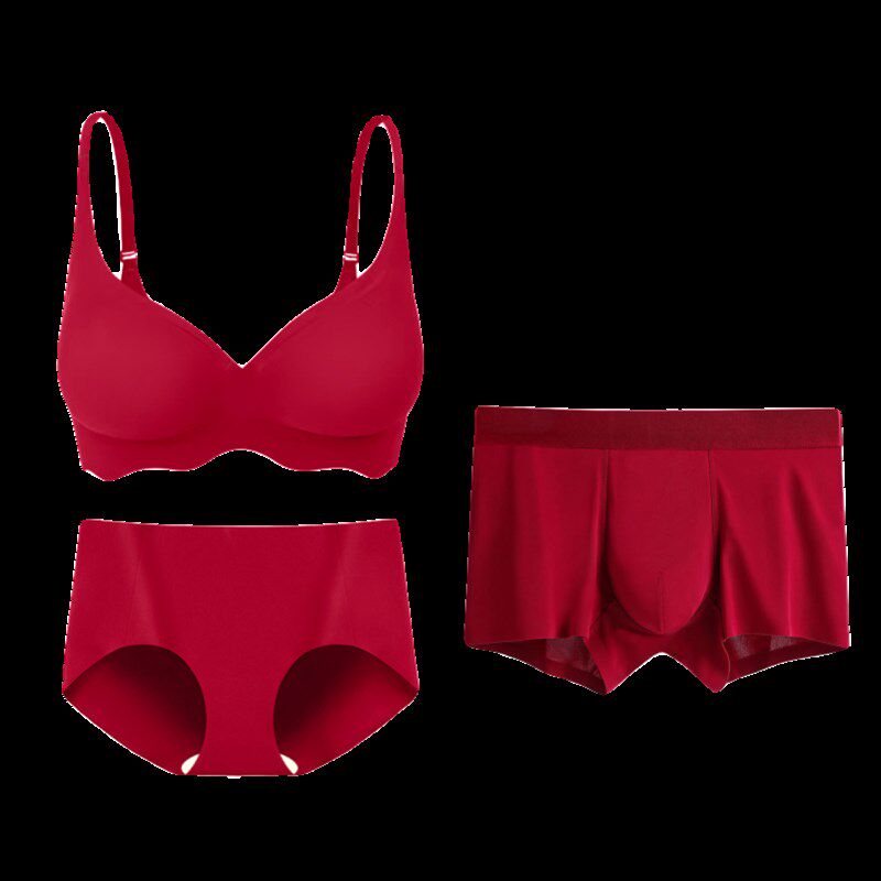 结婚内衣红色套装新娘情侣新郎红内裤小胸聚拢显大新婚一对陪嫁,女士内衣/男士内衣/家居服,文胸套装,淘宝优惠券,粉丝福利购,淘宝优惠卷