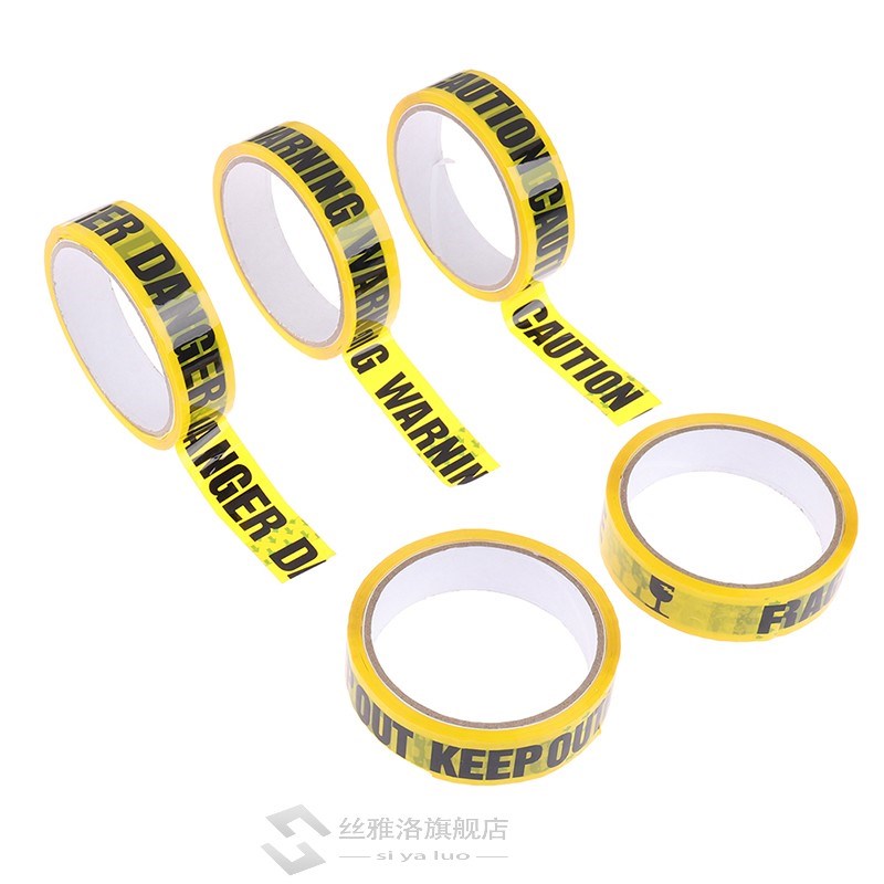 新品Hot sale 1Roll Warning Tape Danger Caution Fragile Barri 饰品/流行首饰/时尚饰品新 其他DIY饰品配件 原图主图