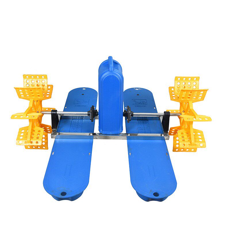 新型水车式鱼塘增氧机曝气鱼塘叶轮式氧气机池塘鱼池养Z鱼养殖定