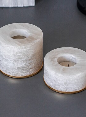 现代简约圆柱形烛台浪漫香薰烛台酒吧西餐民宿装饰氛围烛台光源