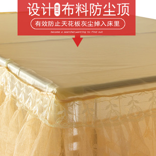 子母床蚊帐上下铺1.5米1.2米一体上下床实木儿童床双层床蚊帐家用