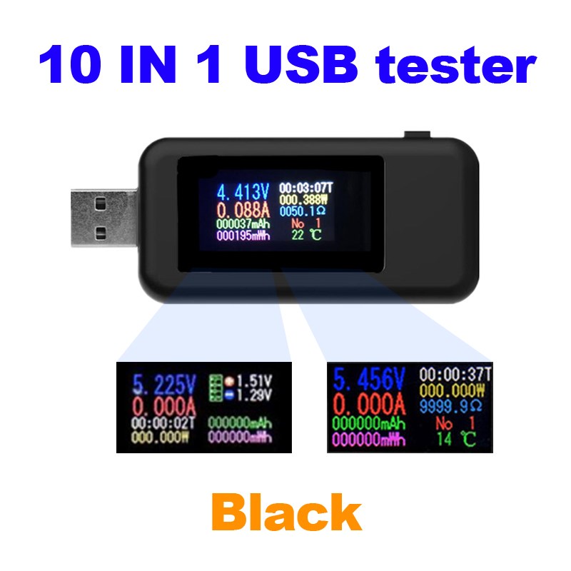 10 in 1 SB tester Current 4-30V DC Voltage Digital Meter Tim