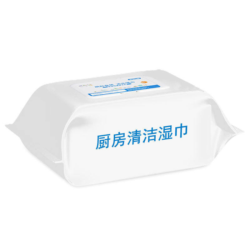 去油污厨房湿巾去油渍大包装湿纸巾加厚清洁用品湿纸巾强力去污渍