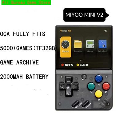 O NI V2dPortcblen Retro Han held Game Console 2.8Inah IPS