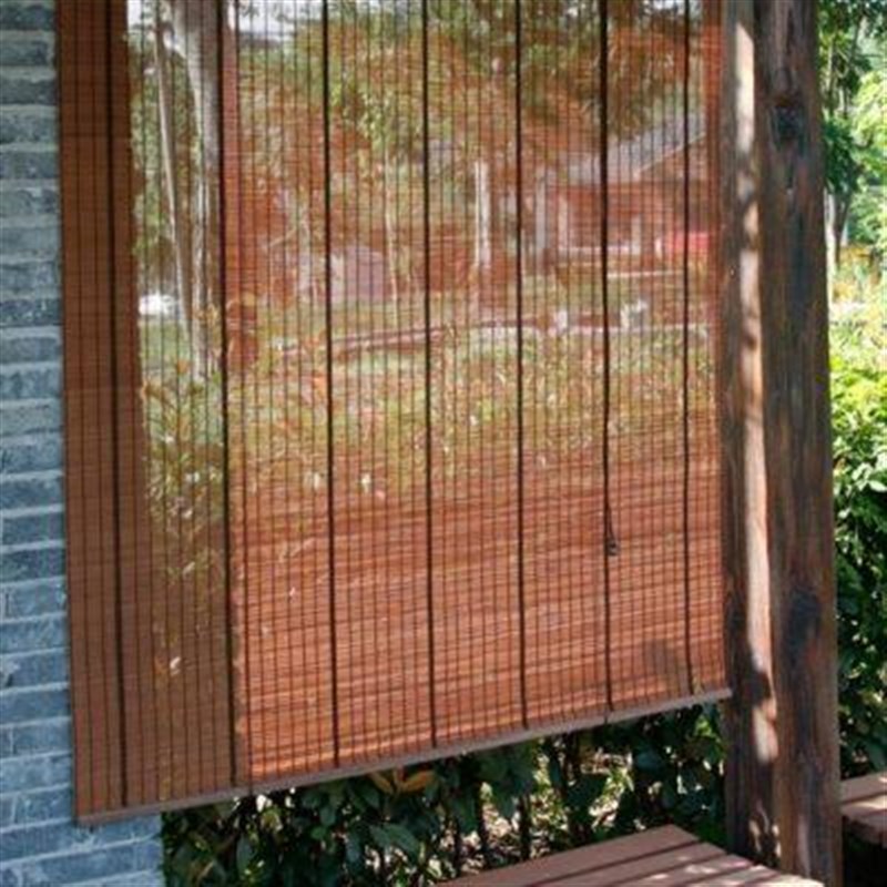 定制竹帘卷帘窗帘阳台办公室窗帘茶室隔断竹帘子门帘