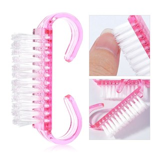 10PcsHandle Scrub Brush Fingernail Nail Cleaning 新品 Grip