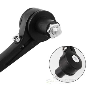 Universal Motorcycle Bar End Side Rearview Mirror 2Pcs Alumi