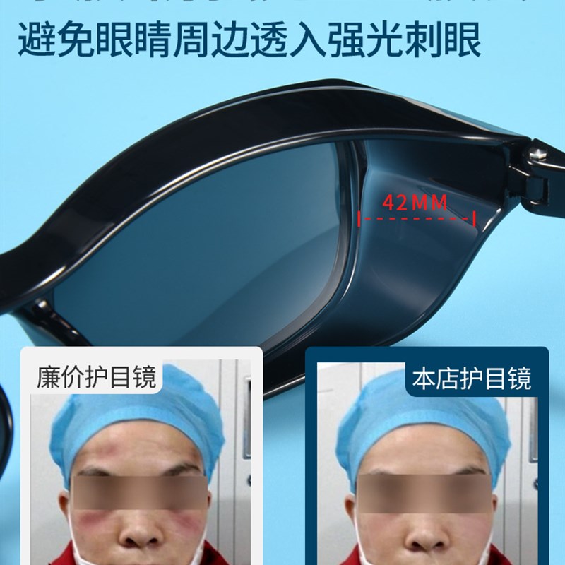 白内眼睛手术后防护眼镜湿房镜干眼保湿护目镜近视飞秒手术后墨镜