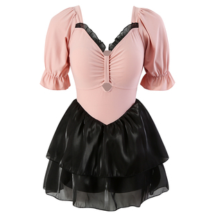 女童女孩高级感公主沙滩泳装 连体裙式 亲子泳衣母女家庭装 2023新款