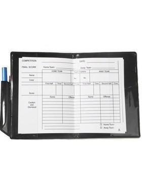 Soccer referee cards with coin whistle red card and yellow c