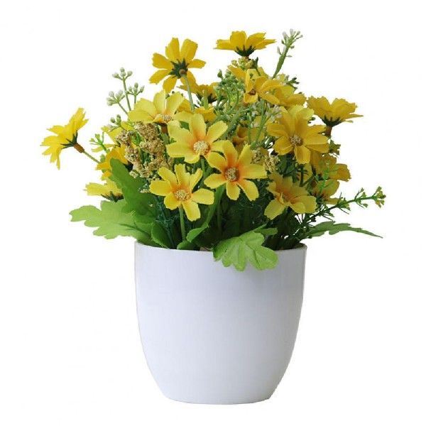 推荐DIY Potted Flower Party Decor Artificial Flower Plastic