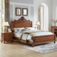 卧室房间1.5米双人床 美式 家具雕花大床1.8米婚庆床 欧式 全实木床