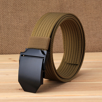 推荐new fashion casual nylon men's belts man belt 18百搭男女