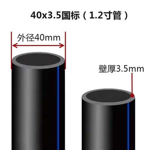 pe水管塑料水管硬管PE管材热熔管黑色水管盘管4分6分1寸自 国标 6 农机/农具/农膜 水肥一体化灌溉设备 原图主图