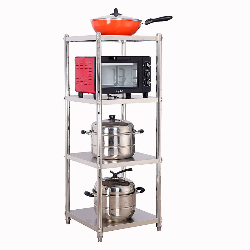 六层不锈钢厨房夹缝置物架落地多层40白钢整理架家用橱柜锅架子50,收纳整理,整理架/置物架/收纳架,淘宝优惠券,粉丝福利购,淘宝优惠卷