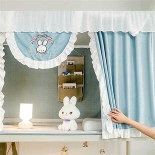 新款 强遮光窗帘大学寝室单人上下床遮 学生蚊帐宿舍专用床帘一体式