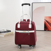 新款 可背拉杆旅行袋女手提行李包可爱大容量学生手拉包防水登机箱