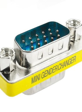 15 Pin VGA SVGA HD15 Gender Changer Coupler Adapter Convert