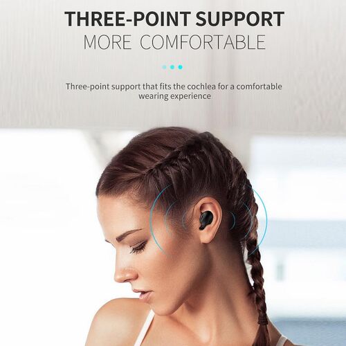 Bluetooth V5.0 TWS Earphones Sport Wireless Earbuds Handsfre