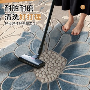 地毯客厅轻奢沙发茶几v毯s高级感比利时绒卧室地垫床边现代简 新品