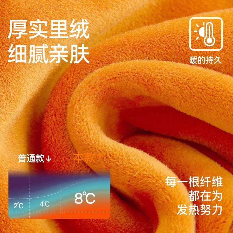 中老年保暖内衣女加绒加厚冬季超厚线衣线裤大码男士秋衣秋裤套装