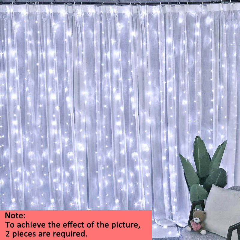 推荐3m 100/200/300LED Curtain String Light Garland Wedding P 节庆用品/礼品 圣诞装饰品 原图主图