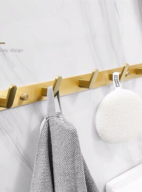 Gold Brushed Robe Hook Coat Hook Towel Hanger Wall Hooks Bat