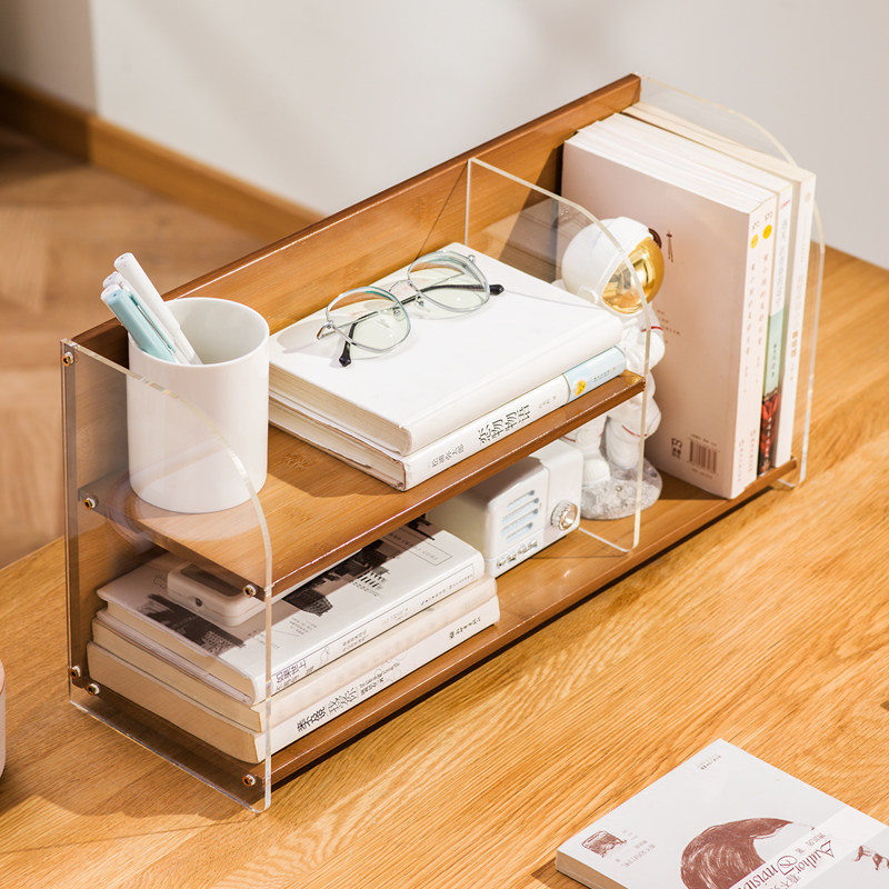 桌面置物架桌上书架整理架家用学习书桌多层办公室工位收纳展示架,收纳整理,书桌收纳置物架,淘宝优惠券,粉丝福利购,淘宝优惠卷
