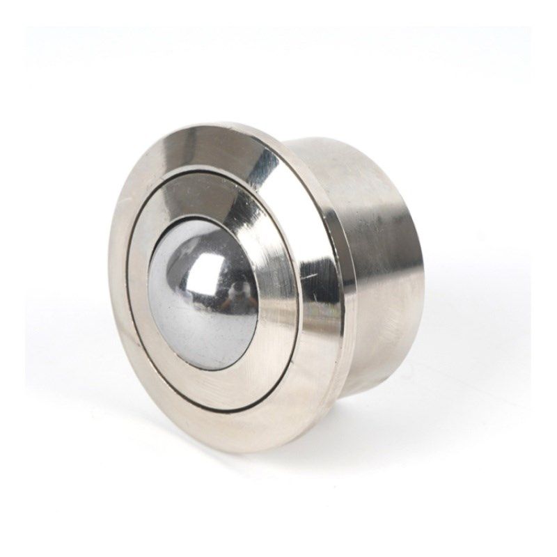 钢制万向球滚轮 冲压法兰式QDB06-8/15 QDA01-16/25 QDB01-15