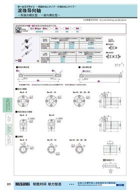 替代米思米滚珠导向轴BSFM/BSFN/BSFS6-8-10-13-16-20-25-30