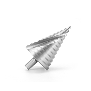 宝塔钻6-65mm大尺寸开孔器4241高速钢螺旋槽阶梯钻6542不锈钢钻头