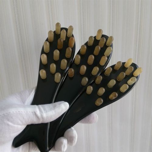 新品 多功能带按摩齿头部头皮经络按摩梳子刮痧板 天然健康产品哦