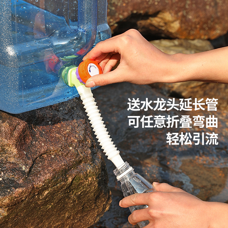 户外水桶b车载带水龙头长方形露营旅行大号大桶纯净pc储水桶饮水