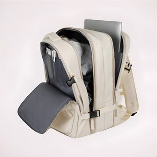 背包女可扩容登机行李包商务出差大容量旅行包电脑包书包双肩包男