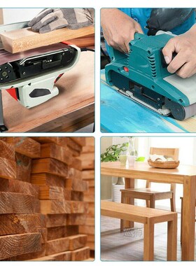 10 pieces 75x533mm Sanding Belts Coarse to Fine Grinding Bel