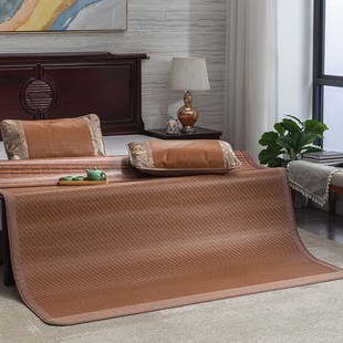 新款 凉席竹席子2米宽2022双面直筒折叠定做1314151618m床品