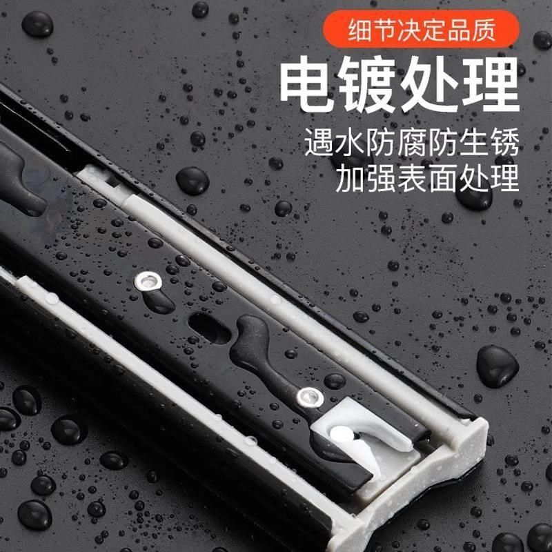 抽屉滑道轨道三节阻尼缓冲阻尼键盘托架导轨橱柜不锈钢滑轨导轨道,基础建材,导轨,淘宝优惠券,粉丝福利购,淘宝优惠卷