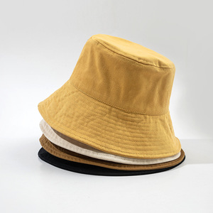 现货Summer Autumn Foldrable Bucket Hat for Women Outdoor Sun