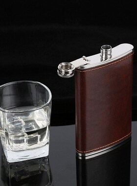 5-10oz Stainless Steel Hip Liquor Whiskey Alcohol Flask Cap