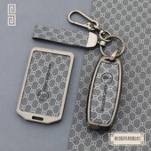 腾势d9汽车钥匙套卡片N7男2023款 用品女金属保护壳扣包 高档改装